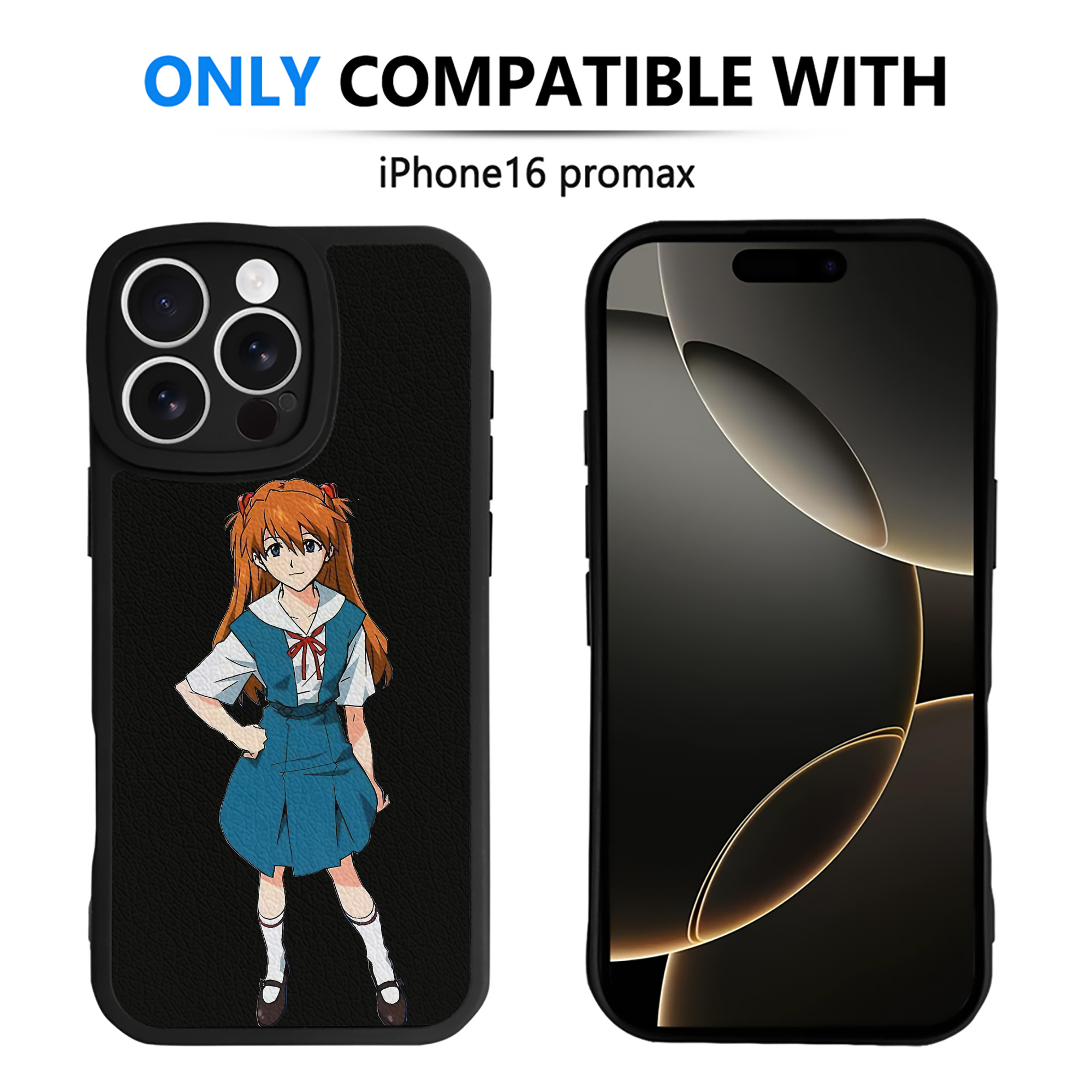 （画像用） EVA 新世紀エヴァンゲリオン 【iPhone 16シリーズ対応】シリコンスマホケース（レザー調） 材質：シリコン